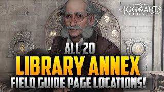 Hogwarts Legacy  20 Field Guide Pages Locations  The Library Annex [upl. by Mccormac5]