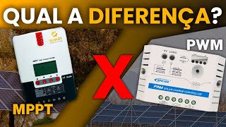 OFF GRID Controlador de carga MPPT ou PWM na ENERGIA SOLAR [upl. by Adalard]