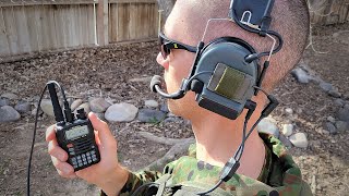 How To Connect Peltor ComTac Defenders to a BaofengYaesu Radio [upl. by Domeniga77]