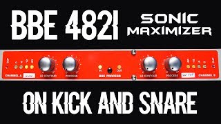 BBE 482i Sonic Maximizer On Kick And Snare Used at Blackbird Studio [upl. by Killoran]