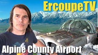 Ercoupe to Alpine County Airport Markleeville [upl. by Riplex]