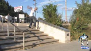 FS FLIP NOSE GRIND DOWN A HUBBA [upl. by Aiksas]