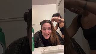 Sedona Prince getting her hair colored by her girl Rylee Part 2 [upl. by Audre]