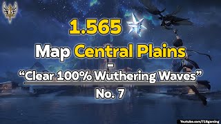 Map Central Plains Clear 100 1565 Astrite 710 map Wuthering Waves wutheringwaves kurogames [upl. by Anam]