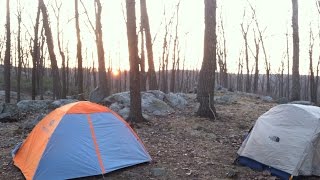 Overnight camping at Brien Memorial Shelter Harriman State Park NY [upl. by Nabla772]