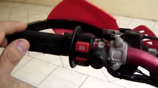 CRF 250X  ventoinha para não fever a moto em trilhas trancadas cooling fan [upl. by Ecam]