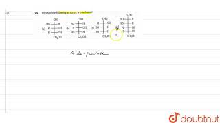 Which of the following structure is Larabinose [upl. by Philly]