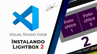 Instalando Lightbox 2  Visual Studio Code [upl. by Wenoa]