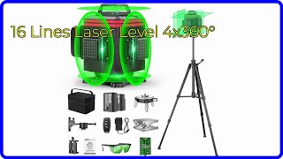 REVIEW 2024 16 Lines Laser Level 4x360° ESSENTIAL details [upl. by Oletha34]