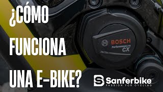 ¿Cómo funciona una bici eléctrica [upl. by Lynnelle]