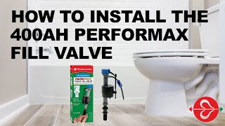 Get a Powerful Flush by Installing a Fluidmaster 400AH PerforMAX Toilet Fill Valve [upl. by Hennessy]