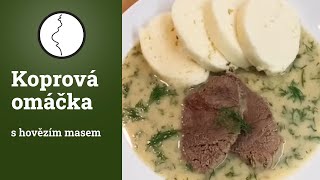 Koprová omáčka s hovězím masem  recept [upl. by Ubana]