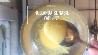 Hollandaise Hollandez Sos  Sauce Hollandaise  Yemek Tarifleri [upl. by Delores736]