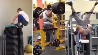 Funny Gym Fails Compilation [upl. by Avlis]