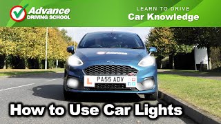 How To Use Car Lights  Learn to drive Car Knowledge [upl. by Anirehtac]