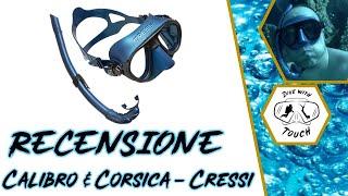 Recensione maschera CALIBRO e Aeratore CORSICA  CRESSI [upl. by Yraeht83]