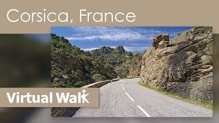 Virtual Walk Corsica France  Tour through Amazing Landscapes [upl. by Sibilla]