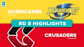 Super Rugby Pacific  Hurricanes v Crusaders  Round 8 Highlights [upl. by Lyrret]