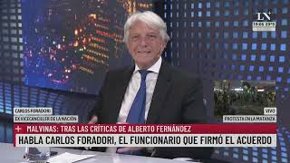 El Presidente criticó con dureza el acuerdo Foradori Duncan La palabra de Carlos Foradori [upl. by Amsirp]