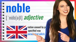 NOBLE C1 Advanced Learn English Vocabulary [upl. by Ruthi]