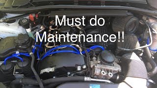 IMPORTANT Maintanence for the BMW N54 Engine Upgraded Vacuum Lines [upl. by Notnelc]