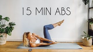 15 MIN TOTAL COREAB WORKOUT At Home No Equipment [upl. by Clintock]