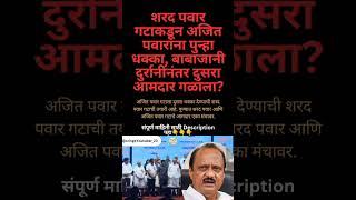 शरद पवार गटाकडून अजित पवारांना पुन्हा धक्का ajitpawar sharadpawar tv9 zee24taas abpमाझा saamtv [upl. by Asli]