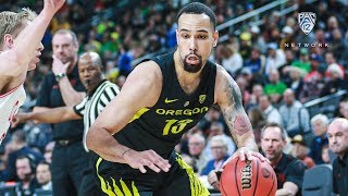 2019 Pac12 Mens Basketball Tournament Oregon advances to semifinals for fifth straight year [upl. by Notelrac]