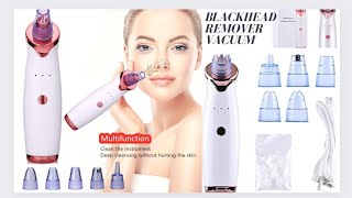 multifunctional cleaning instrument blackhead remover vacuum kinzasalmanvlogs skincare [upl. by Eluj]