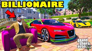 Franklin Made Billion Dollars And Become The Richest Person In GTA 5  SHINCHAN and CHOP [upl. by Dustan]