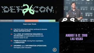 DEF CON 26  Rob Joyce  NSA Talks Cybersecurity [upl. by Essiralc]