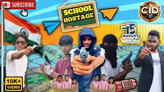 Desi CID  School Hostage  funny Cid 😂😂 [upl. by Nerej]