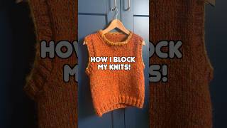 How I Block my Knitwear  Free Knitting and Crochet Patterns [upl. by Rajiv]