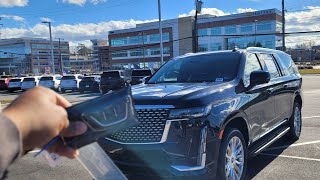 2024 Cadillac Escalade StartUp Exhaust Walkaround and Review POV [upl. by Kester881]