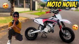 SURPRESAAA ESSA É A MINHA NOVA MINI MOTO  MXF 50TS [upl. by Redfield110]