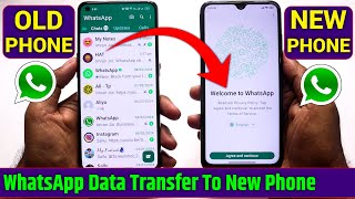 How to transfer WhatsApp Messeges From old to New Phone  Backup WhatsApp Data to new mobile [upl. by Mayman962]