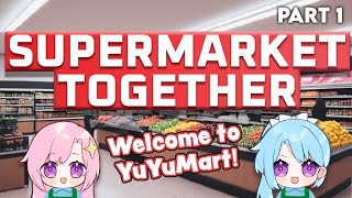 Supermarket Together Supermarket Simulator w Coop  Yuki amp Yuna  Twin Vtubers [upl. by Odnama283]