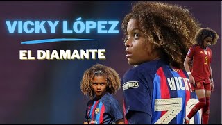 Vicky López la joven promesa del fútbol femenino 💎💎 [upl. by Ladnyk]