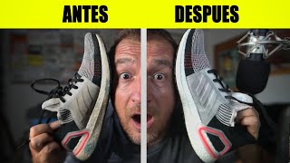 COMO LAVAR las ULTRABOOST CORRECTAMENTE ⚠️ y dejarlas COMO NUEVAS sin dañarlas ⚠️ [upl. by Iruy]