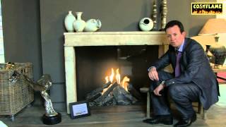 Cosyflame fireplaces HD  gesloten gashaarden onzichtbaar glas [upl. by Goeselt]