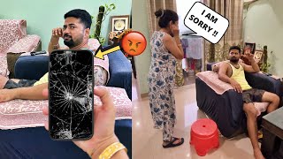 Prank On Husband Gone Wrong 😂 [upl. by Ibmat]