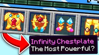 Minecraft But There Are Infinity Items [upl. by Annonyw]