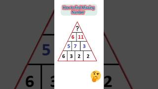 how to find missing number  puzzles shorts viral puzzle shortsviral [upl. by Jarrell]