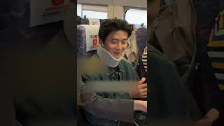 She Eats a Giant Snack on the Train 😲 [upl. by Eamaj923]