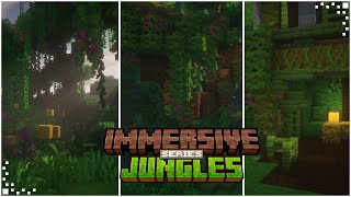 Immersive Jungles Minecraft Mod Showcase  New Trees Blocks amp Jungle Revamp  Fabric 119 [upl. by Fasano]