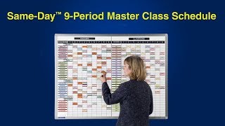 Magnetic Master Class Scheduling Whiteboard [upl. by Aiksas]