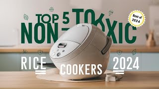 Top 5 Best NonToxic Rice Cooker Review In 2024 [upl. by Elbon]