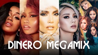 DINERO MEGAMIX  Jennifer Lopez amp Cardi B ft BLACKPINK Nicki Minaj amp CL  Teiji M [upl. by Welford]