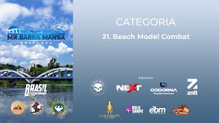 21 Beach Model Combat  Mr Barra Mansa 2024 [upl. by Eidod268]