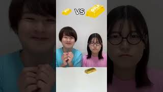 Small Gold Vs Big Gold Challenge 😂shortvideo​ kindness​ facts​ challenge​ viral​ [upl. by Balac]